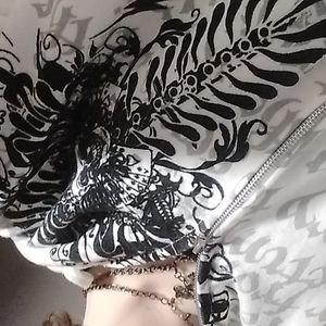 Super Cool Y2K Punk Zip Up Hoodie